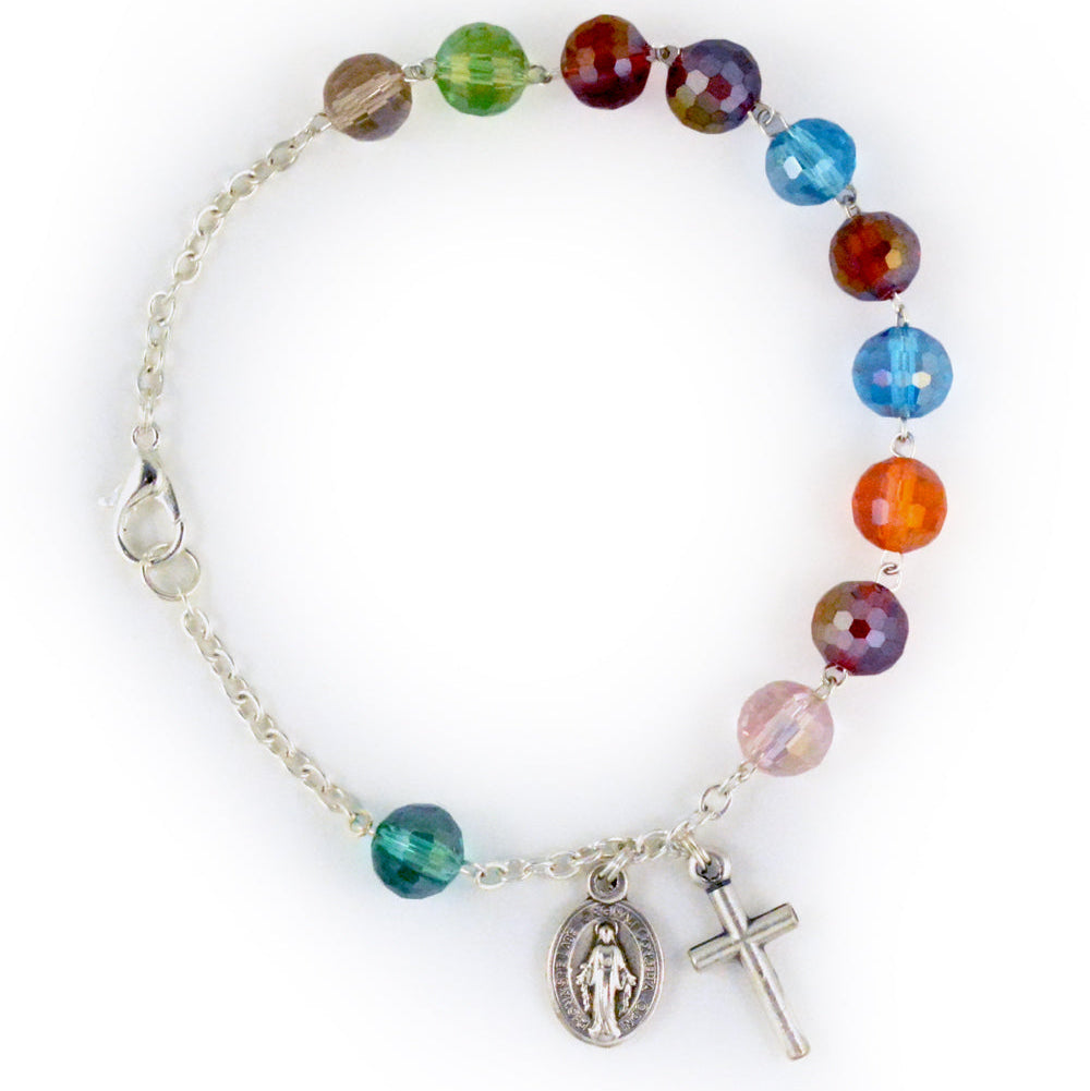 Bracelet Chapelet Multicolore