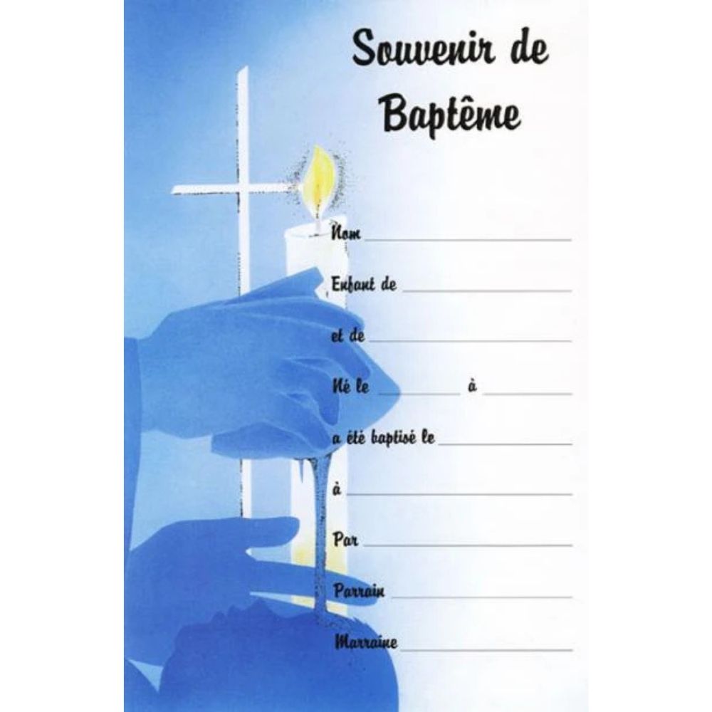 Certificat de baptême