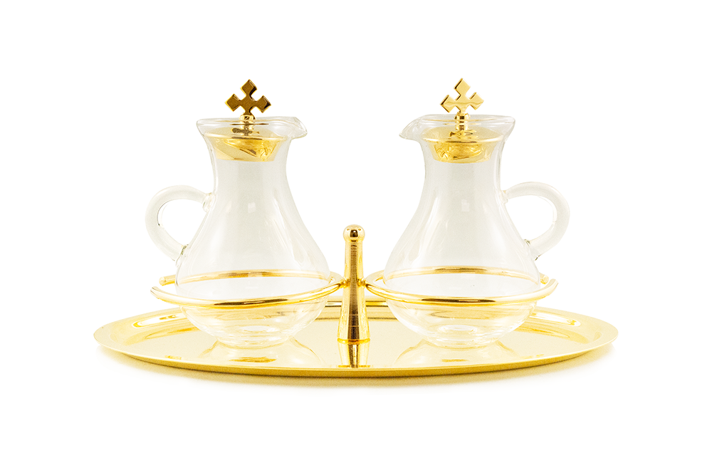 Ensemble De Burettes Et Plateau