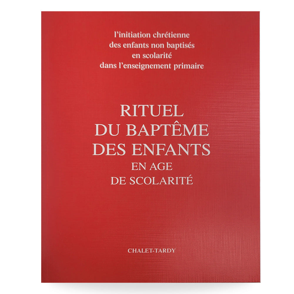Rituel de Baptême des enfants en âge de scolarité