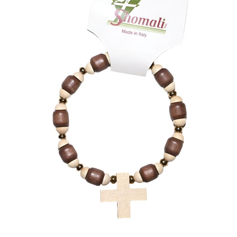 Bracelet En Bois Sur élastique