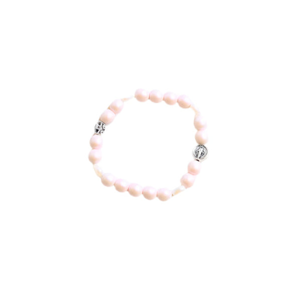 Bracelet givré rose
