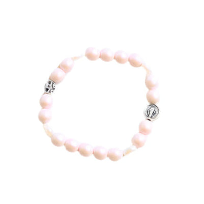 Bracelet givré rose