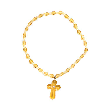 Bracelet ambré sur élastique