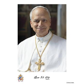 Portrait du Pape Léon XIV (11" x 14")