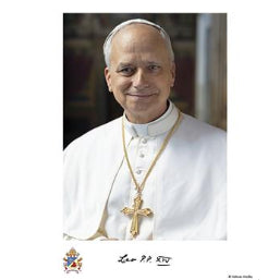 Portrait du Pape Léon XIV (8" x 10")