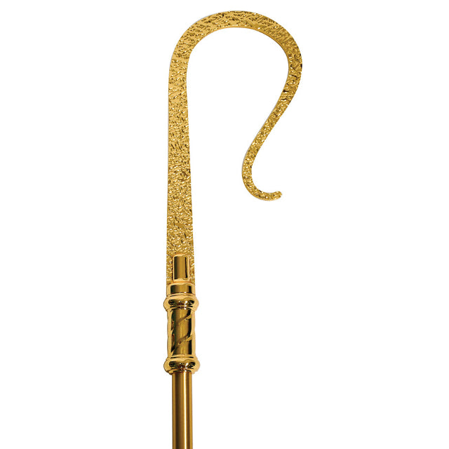 Crosse en laiton doré