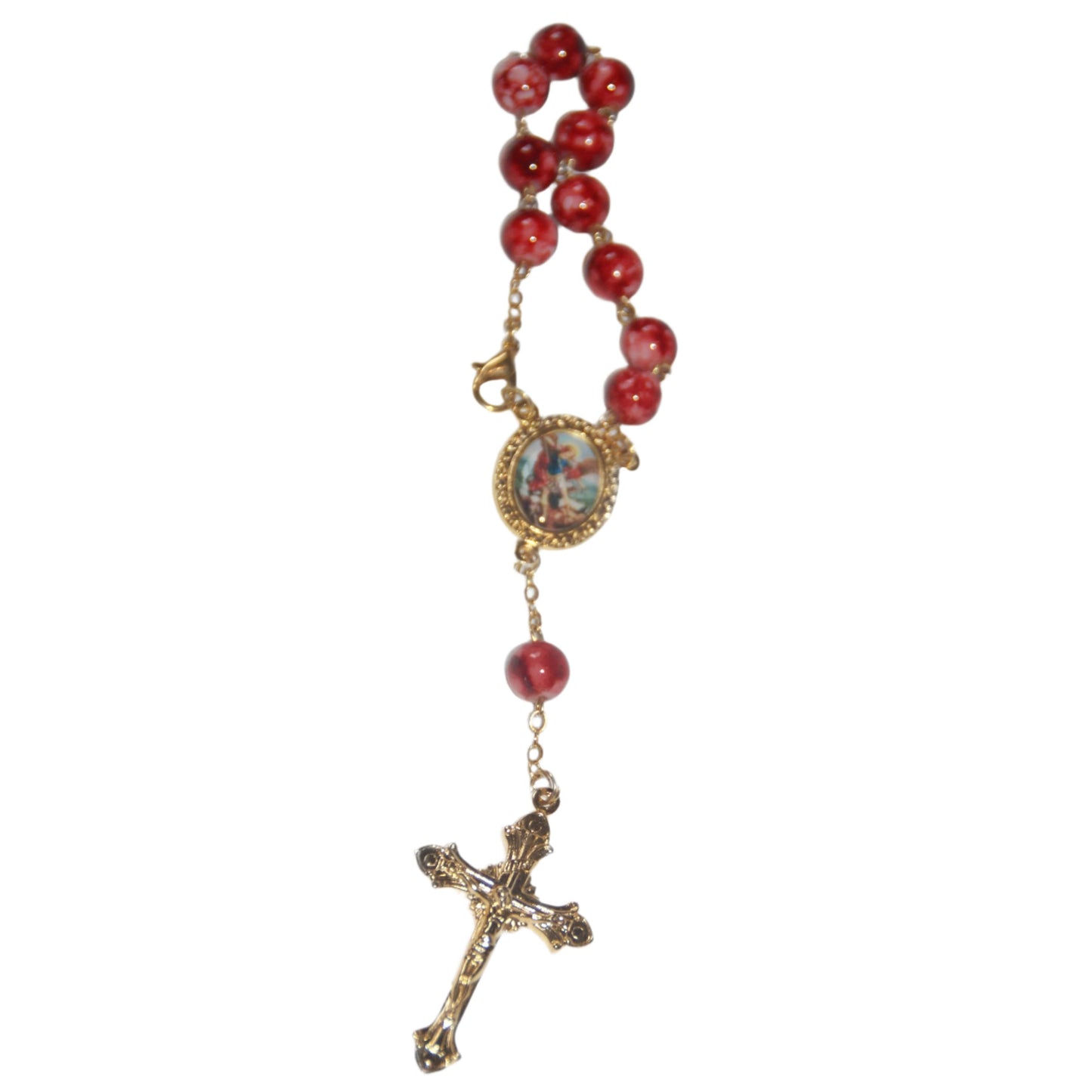 Dizainier pour la voiture avec médaille de Saint Michel