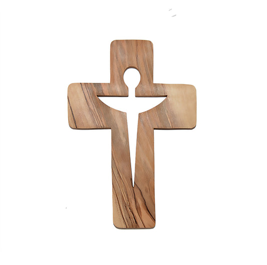 Croix résurrection en bois