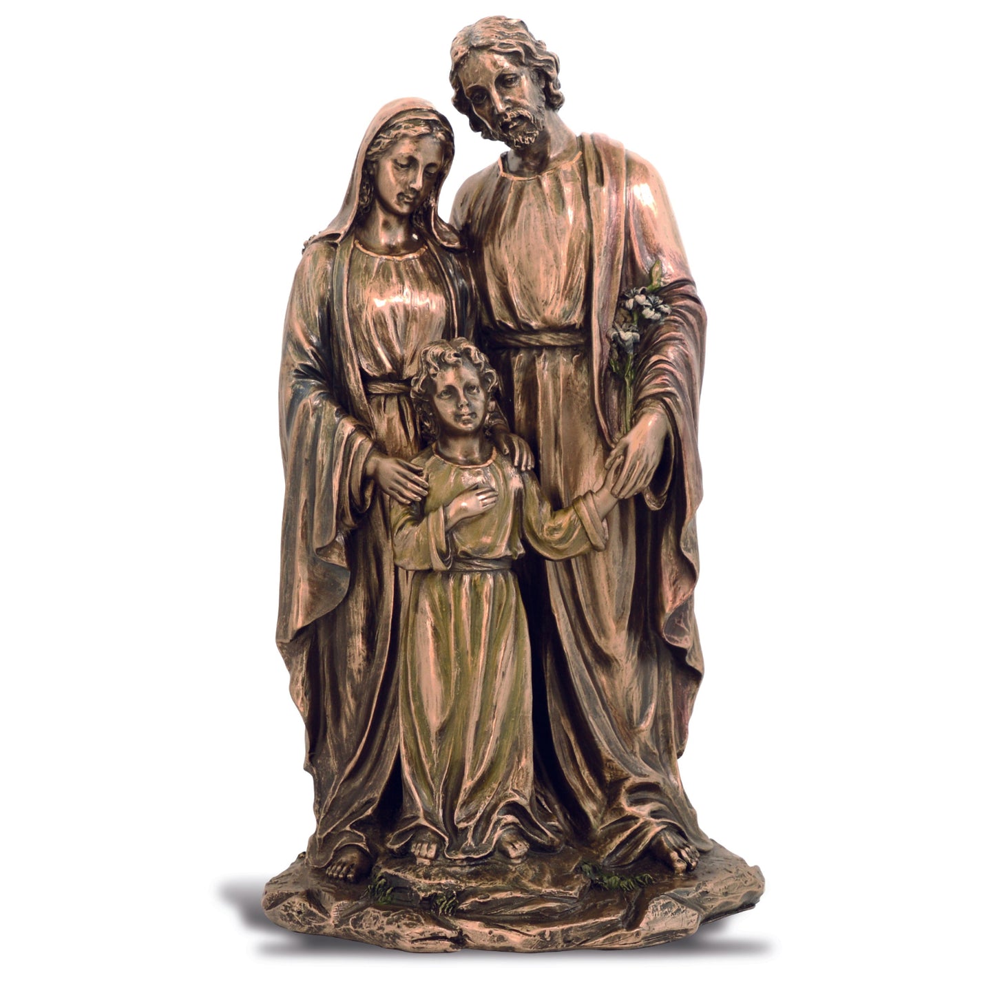 Statue sainte famille de 9.75po.