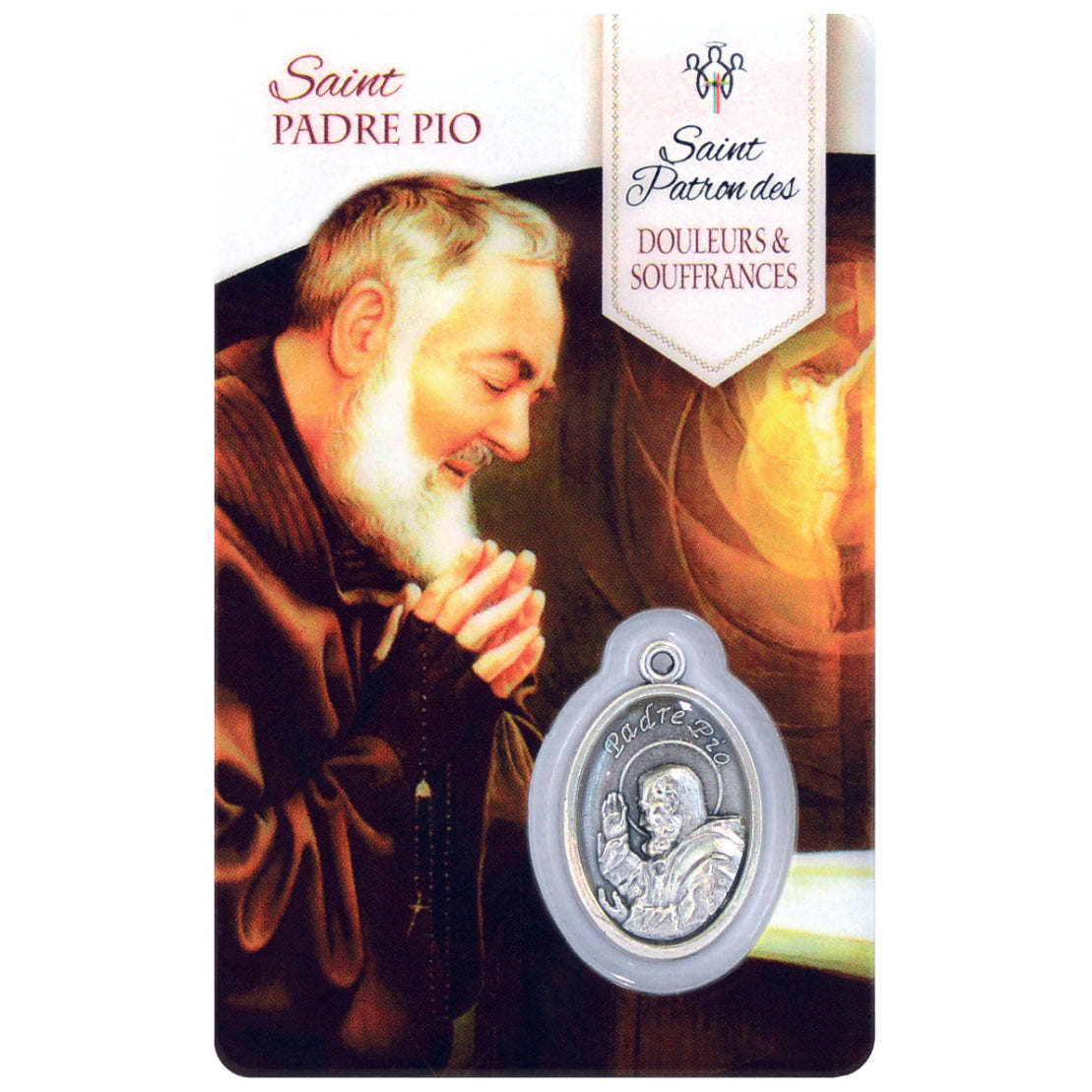 Carte de prière Saint Padre Pio