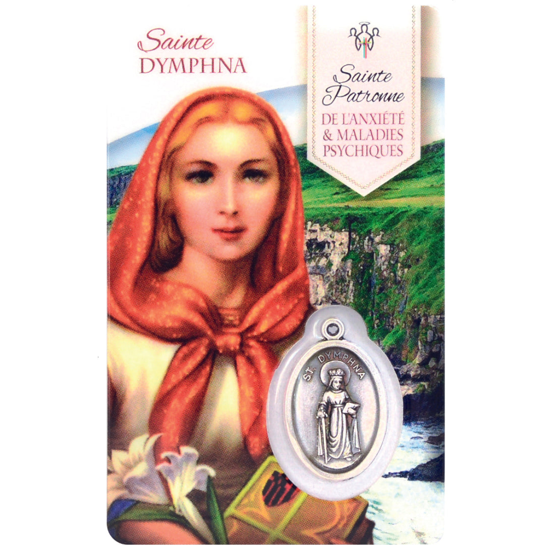 Carte de prière Sainte Dymphna