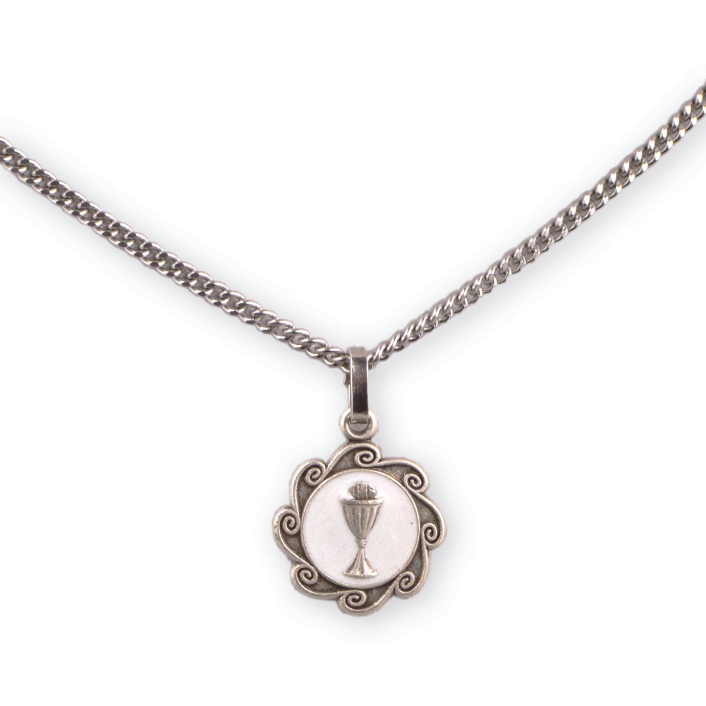 Chaîne avec pendentif première communion