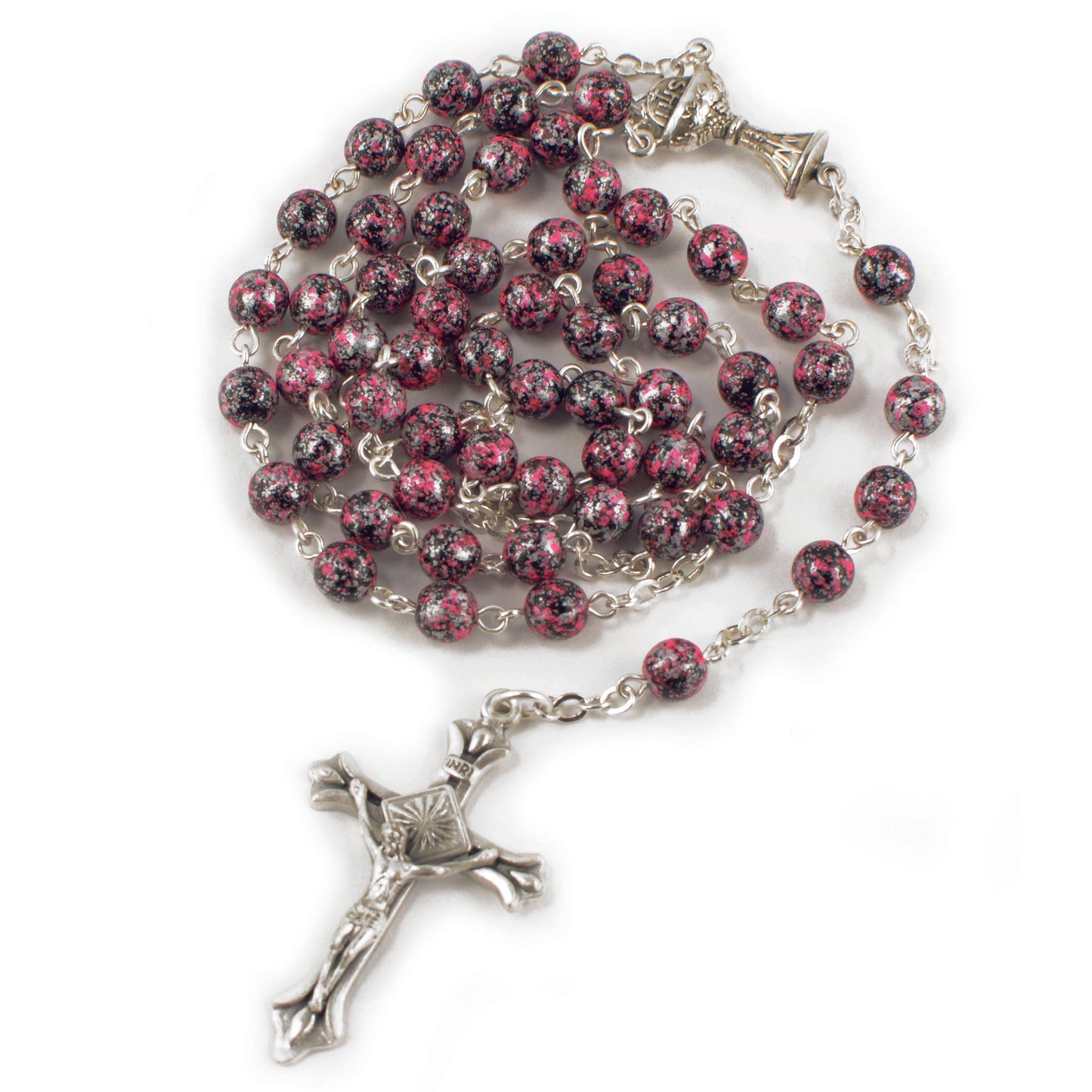 Chapelet rose première communion