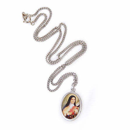 Chaîne avec médaille de Sainte Thérèse