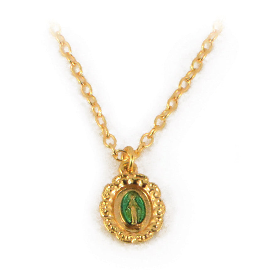 Chaîne médaille miraculeuse dorée