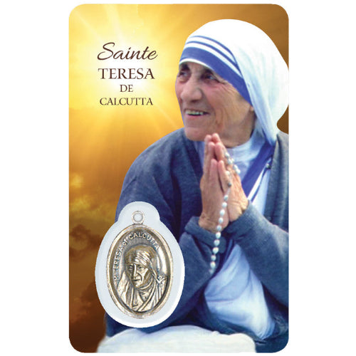 Carte prière Mère Teresa