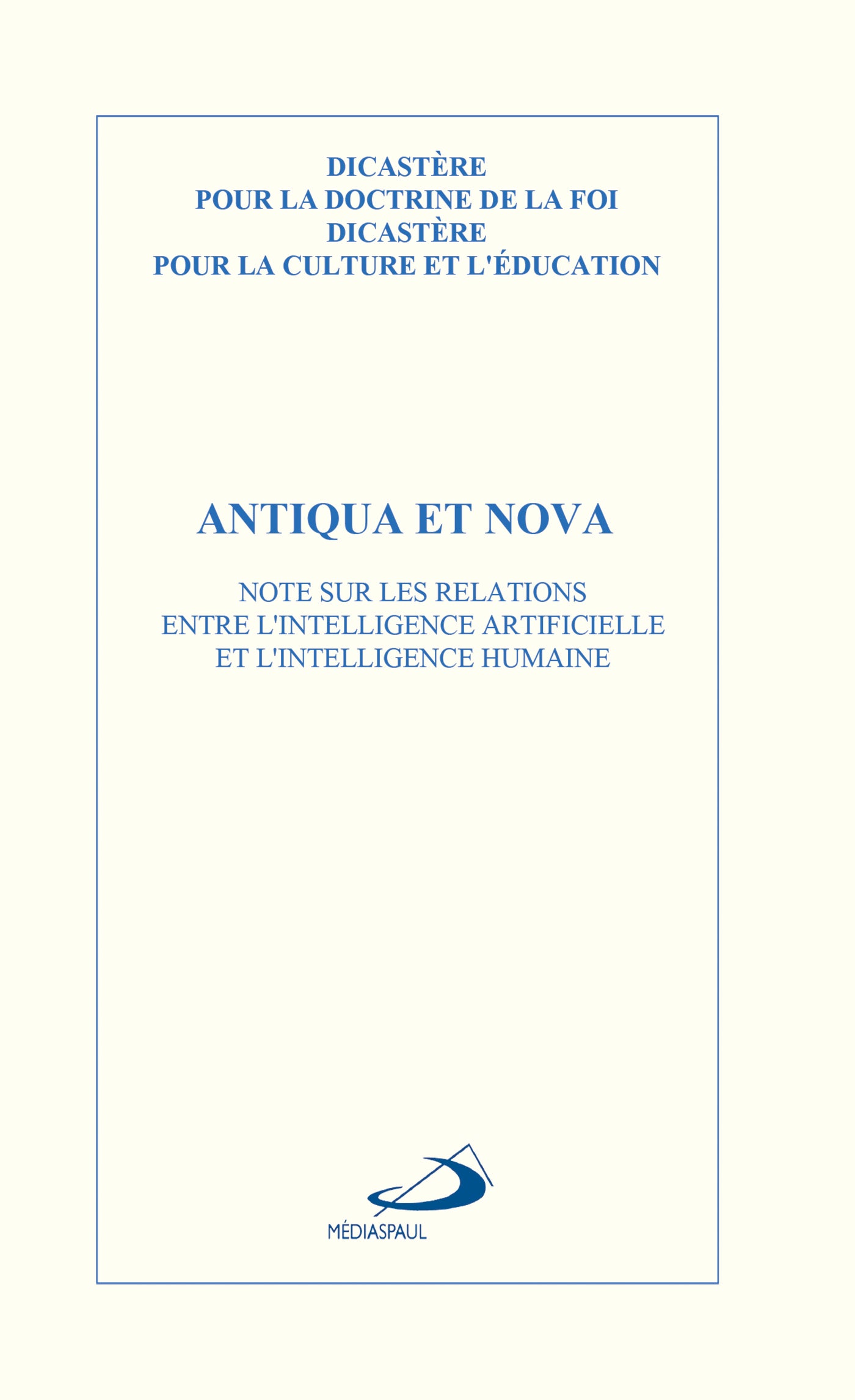 Antiqua et Nova