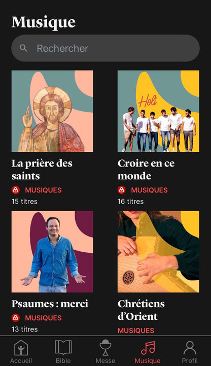 Application Prions en Église