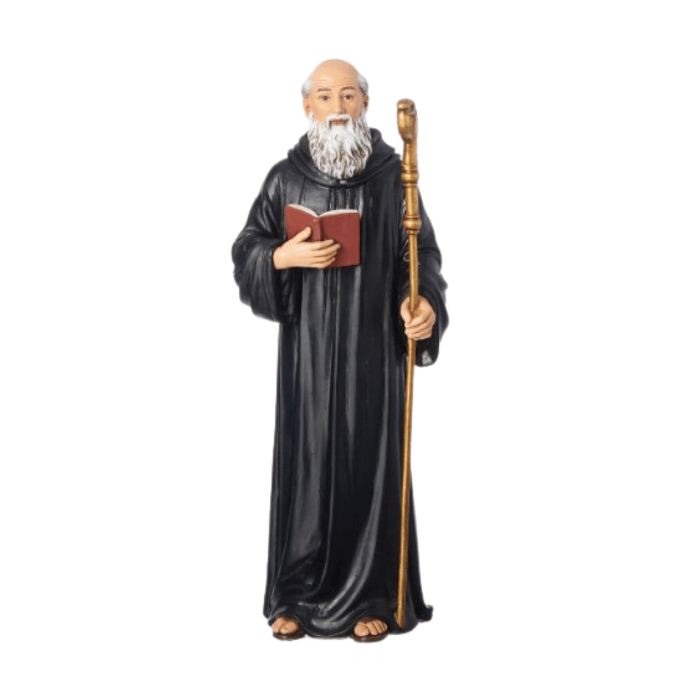Statue St-Benoit résine 6.5"