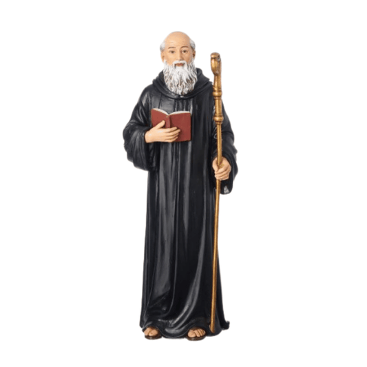 Statue St-Benoit résine 6.5"