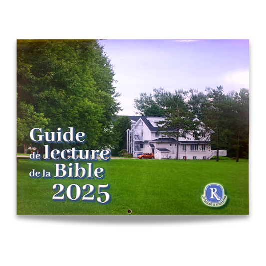 Guide de lecture de la Bible 2025 (Calendrier)