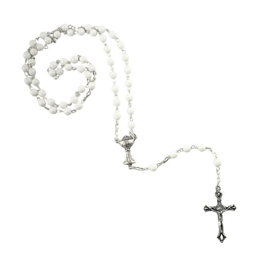 Chapelet blanc pour communion