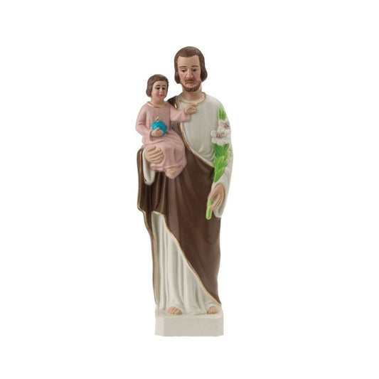 Statue St-Joseph et l'enfant 6" plastique