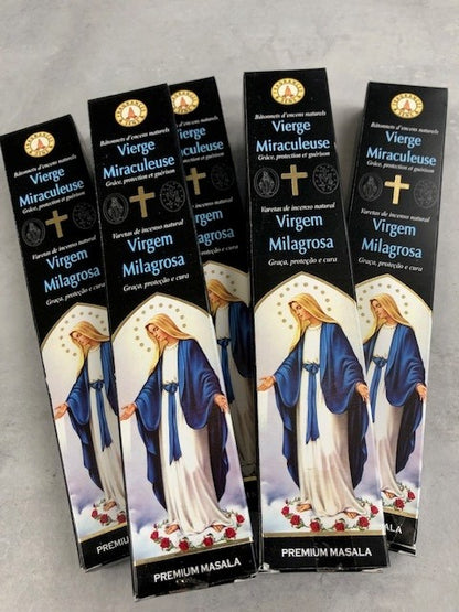 Encens Vierge Miraculeuse en bâton (boîte de 20)