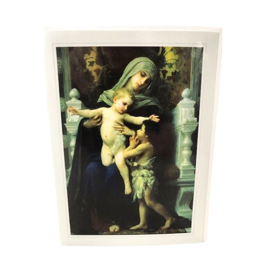 Carte Vierge et deux enfants