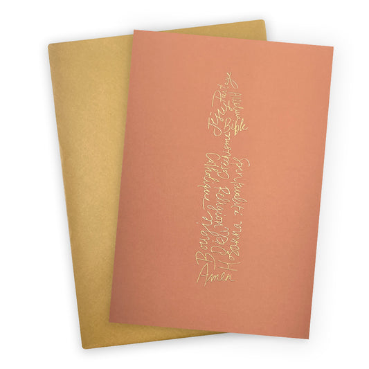 Carte double Sister - Bougie