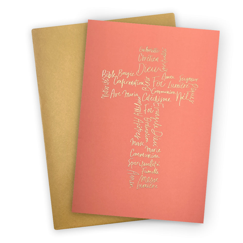 Carte double Sister - Croix