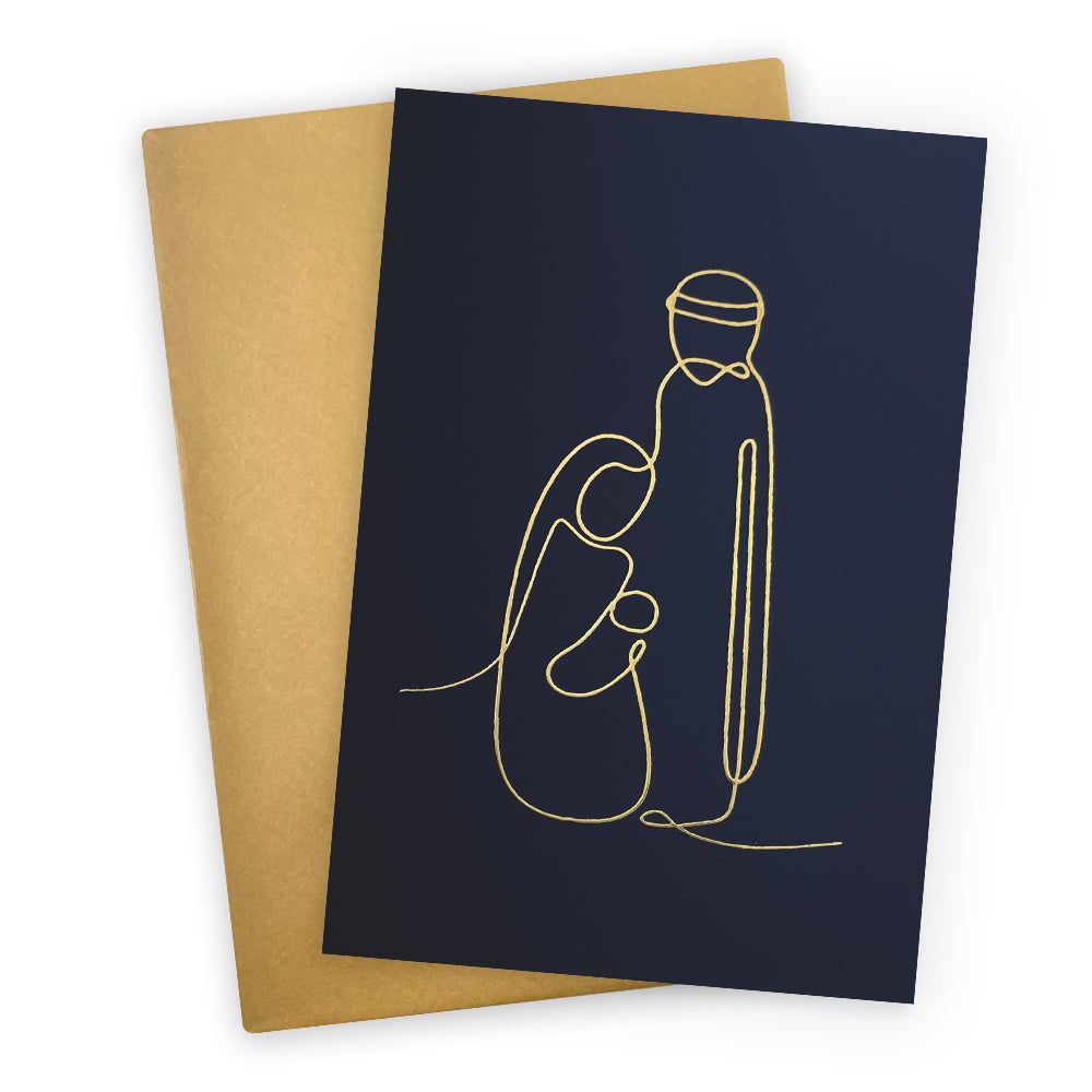 Carte double Emany - Sainte famille