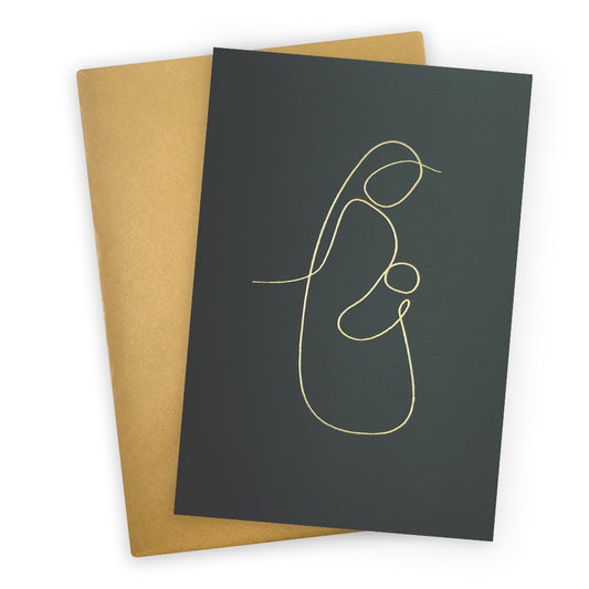 Carte double Emany - Vierge Mère