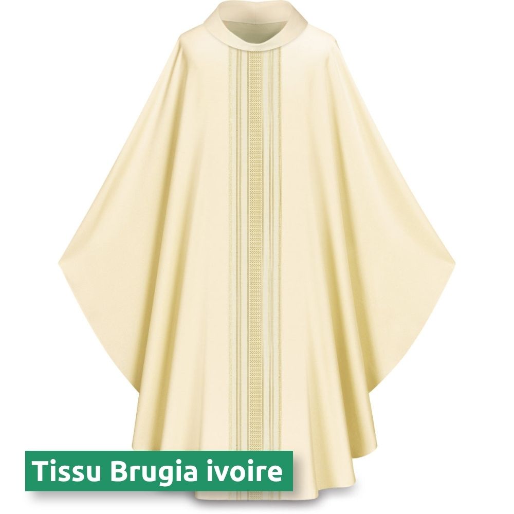 Chasuble gothique ivoire
