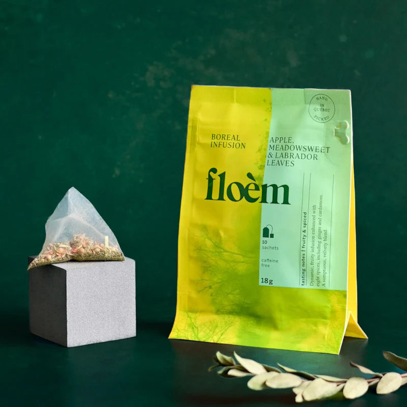 Tisane - Pomme, reine des prés et feuilles du Labrador, 10 sachets 18g