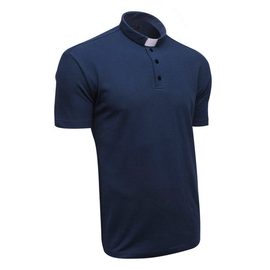 Polo manches courtes - Bleu marine