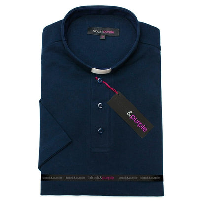 Polo manches courtes - Bleu marine