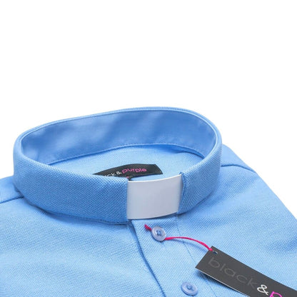 Polo manches courtes - Bleu pâle