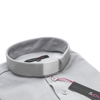 Polo manches courtes - Gris pâle