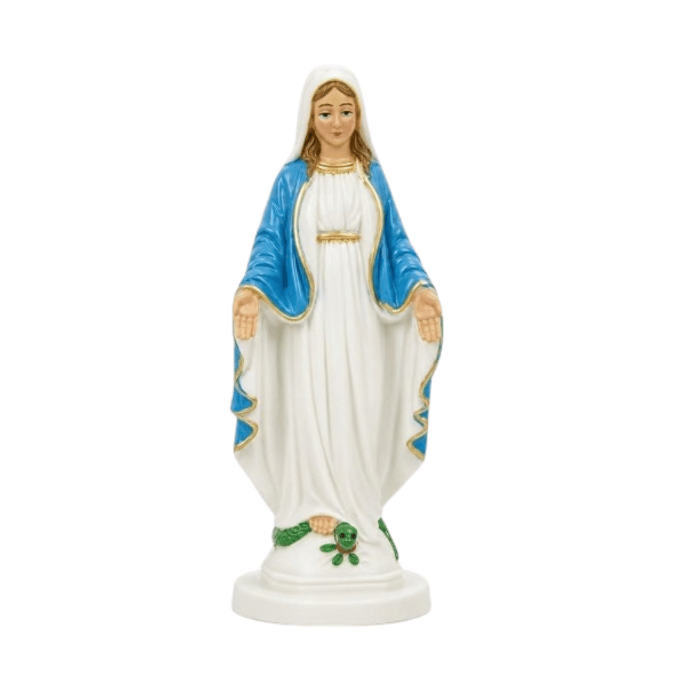 Statue sainte-Vierge en plastique 6"