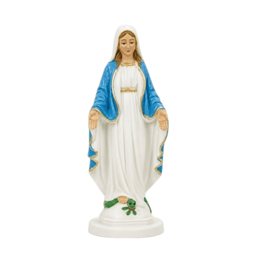 Statue sainte-Vierge en plastique 6"