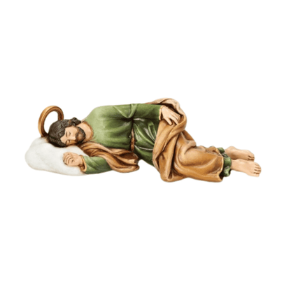 Statue St-Joseph couché 8-1/4"