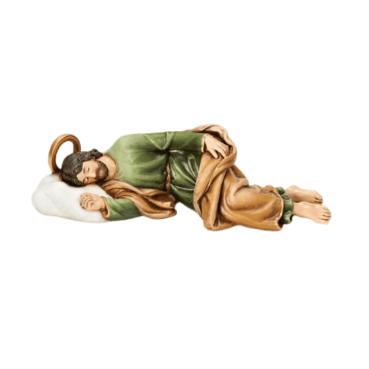 Statue St-Joseph couché 8-1/4"