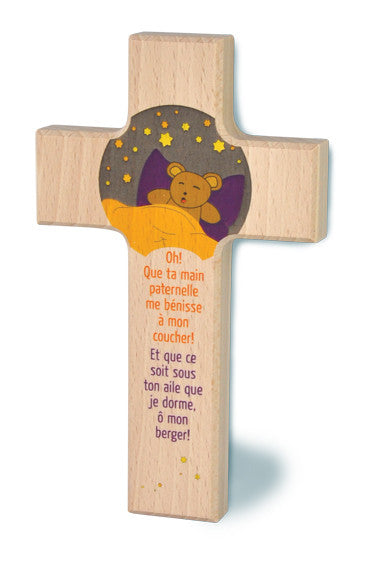 Croix en bois pour enfants - Que ta Main