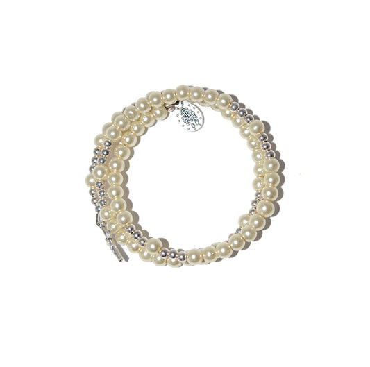 Bracelet chapelet avec perles