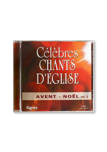 CD Célèbres chants d'église Avent-Noël, vol.2