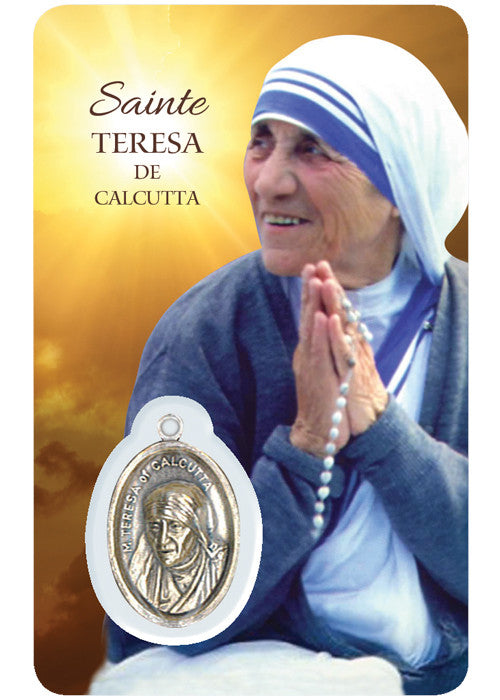 Carte prière Mère Teresa